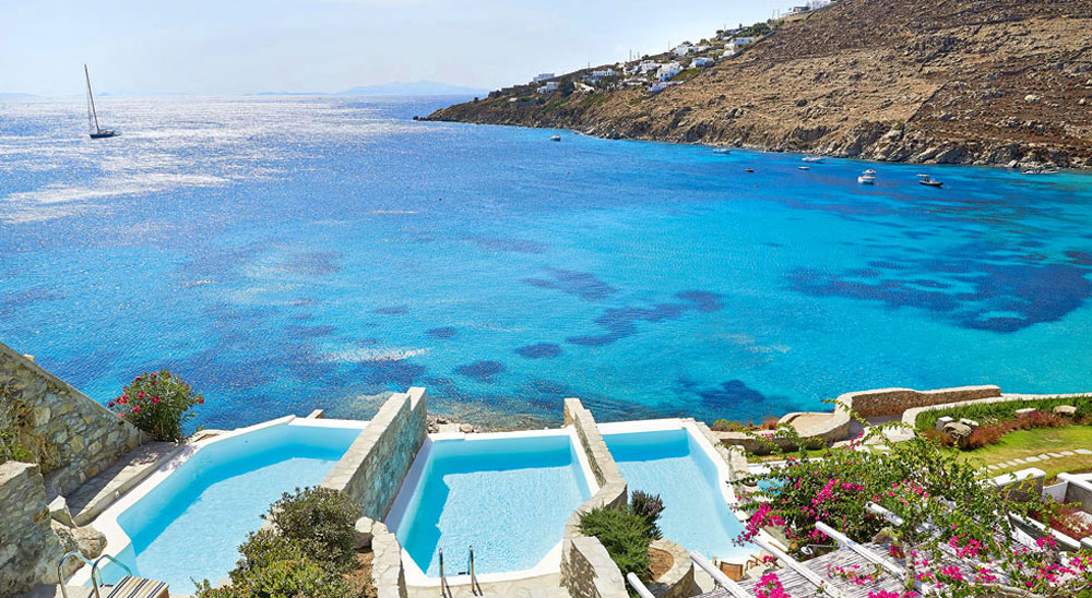 Hotel with private pool - Mykonos Blu, Grecotel Boutique Resort