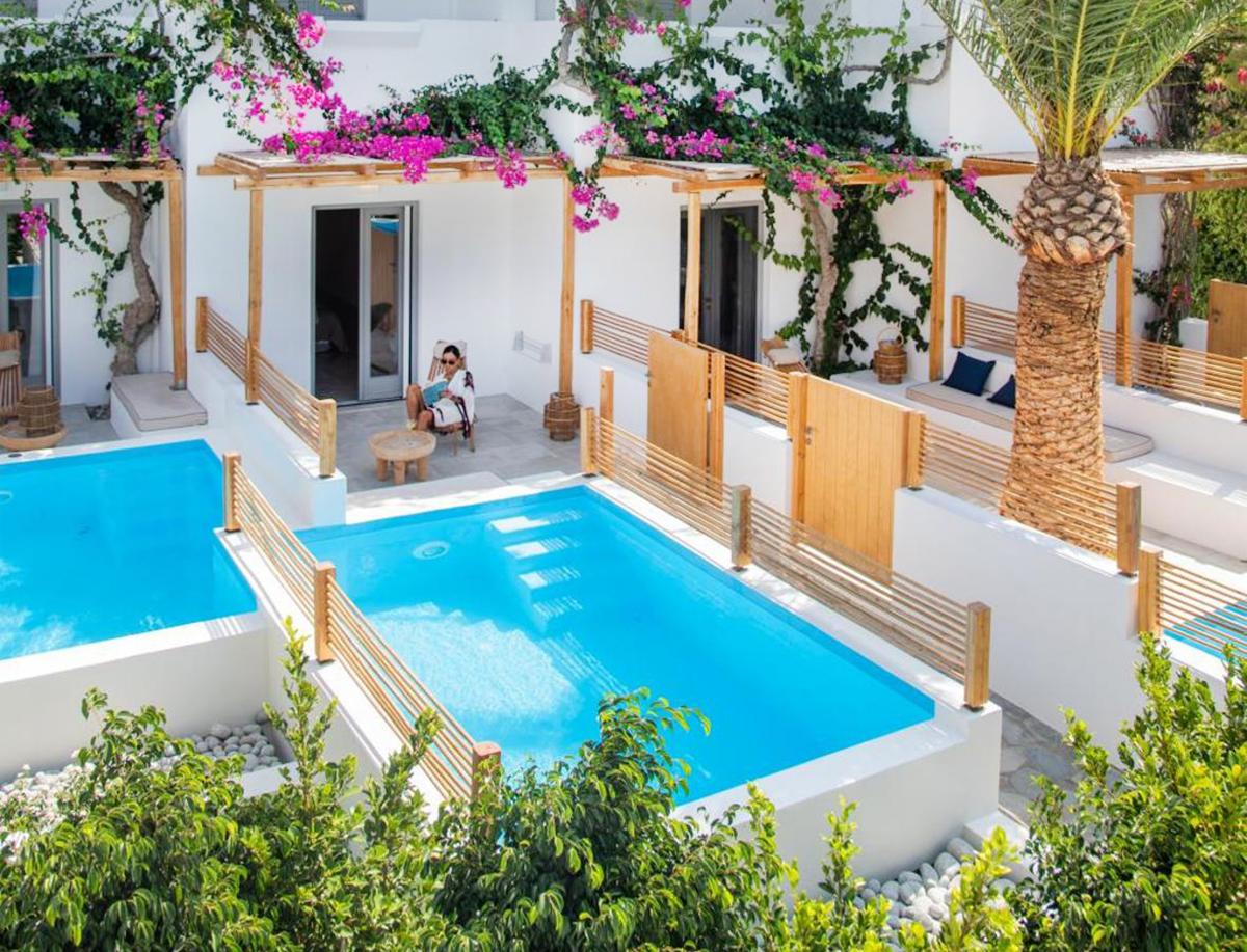 Hotel with private pool - Dionysos Seaside Resort Ios